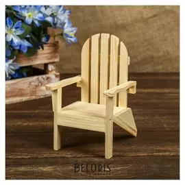 Сувенир дерево под роспись "Кресло" 14,5х8,5х10,5 см