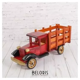 Сувенир дерево подставка под бутылку "Ретро. грузовик" 16х37х11,5 см