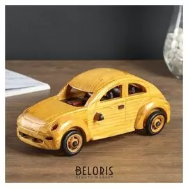 Сувенир дерево "Ретро. автомобиль - Жук" 11х10х21,5 см