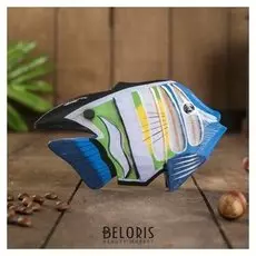 Сувенир дерево "Рыбка радужная" 3х15,5х12 см