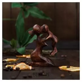 Сувенир дерево "Счастье в руках" 10х6х2 см