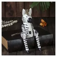 Сувенир дерево висячие лапки "Зебра" 4,5х9х25 см