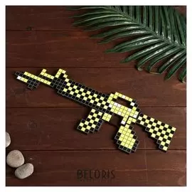 Сувенир деревянный "Автомат тактический"