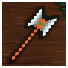 Сувенир деревянный топор гладиатора "Пиксель", 37 см