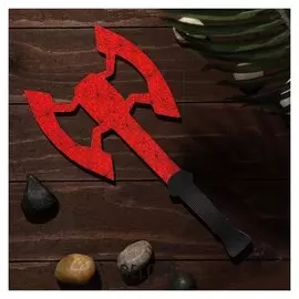 Сувенир деревянный «Топор. секира- лабрис», красный мрамор