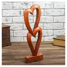 Сувенир "Два сердечка", 40 см