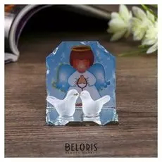 Сувенир "Голубки перед ангелом"