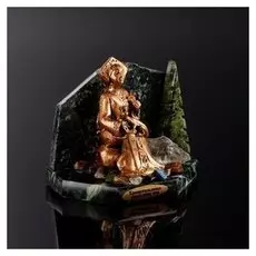 Сувенир "Хозяйка медной горы", 6х11х8 см, змеевик, гипс