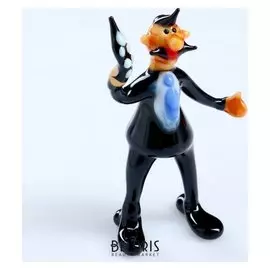 Сувенир из стекла "Бизнесмен"