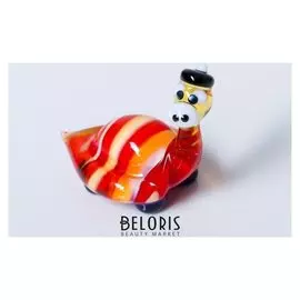 Сувенир из стекла "Черепаха в шляпе"