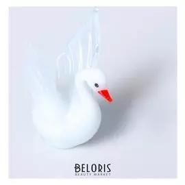 Сувенир из стекла "Лебедь"