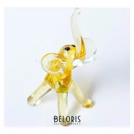 Сувенир из стекла "Слон хобот вверх"