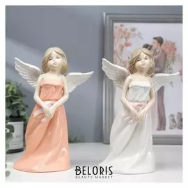 Сувенир керамика "Девушка-ангел в сарафане" 20,7х14х8,2 см