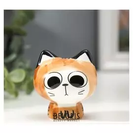 Сувенир керамика "Маленький котёнок манэки-нэко" 6,2х6х5,5 см