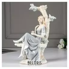 Сувенир керамика "Мечтательница" 28х17х10 см