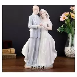 Сувенир керамика "Новобрачные" 28х16х10 см