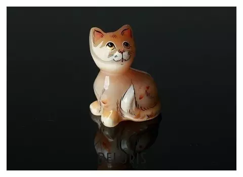 Сувенир «Кошка муська», малая, 5×7 см, селенит