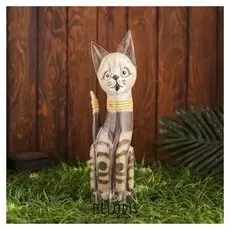 Сувенир "Кошка серая"