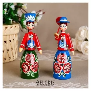 Сувенир «Кукла», городецкая роспись