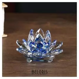 Сувенир "Лотос радуга" топаз