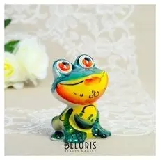 Сувенир «Лягушка», гжель
