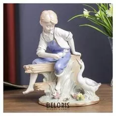 Сувенир "Мальчик с гусями" 28х23х13 см