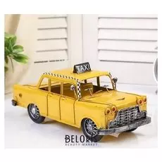 Сувенир металл "Жёлтое такси" 12х29х12 см