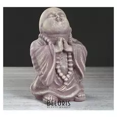 Сувенир "Монах" под камень, коричневая, 23 см