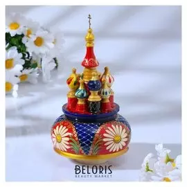 Сувенир музыкальный "Храм", ромашка