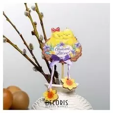 Сувенир на палочке «Цыплята»