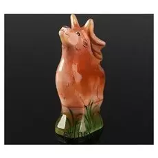 Сувенир «Олень», 4,5x7,5 см, селенит