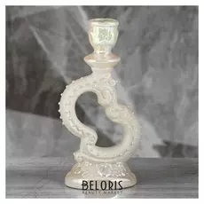 Сувенир-подсвечник "Лира" перламутр