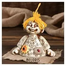 Сувенир-подвесной -колокольчик"Кузя" большой