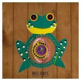 Сувенир подвесной "Лягушка" мдф 25х25х0,5 см