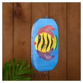 Сувенир подвесной "Рыбка" дерево 12х13х15 см