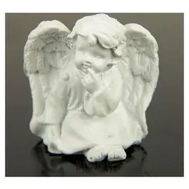Сувенир полистоун "Белоснежный ангел" 4х4х2,5 см