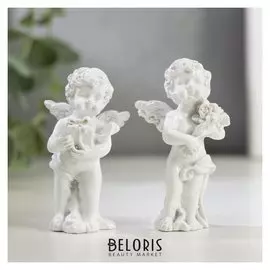Сувенир полистоун "Белоснежный ангел на облачке" 6,2х4,5х2,5 см