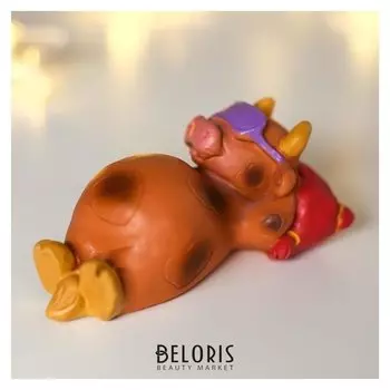 Сувенир полистоун "Бык соня - нужен отдых"