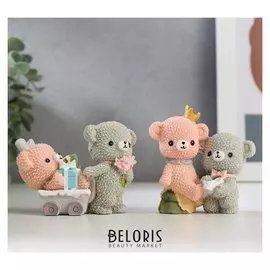 Сувенир полистоун "Мишки-малыши" 5,5х7,5х4 см