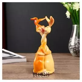 Сувенир полистоун обнимашки "Зайчата" 16,3х6,8х4,7 см