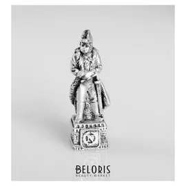 Сувенир полистоун "Офицер французской империи", серебряный