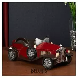 Сувенир полистоун подставка под бутылку "Кабриолет" 11,5х31,5х12,5 см