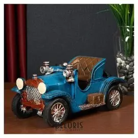 Сувенир полистоун "Ретроавтомобиль с открытым верхом" 12,5х25х12 см