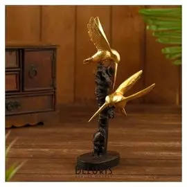 Сувенир "Птицы на дереве" дерево 13х9х25 см