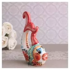 Сувенир «Рыба», цвет, гжель