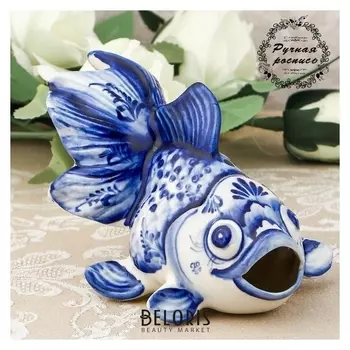 Сувенир «Рыба вуалехвостка», гжель