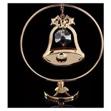 Сувенир с кристаллами Swarovski "Колокольчик" на подвеске 8х7,1 см
