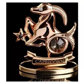 Сувенир с кристаллами Swarovski "Козерог" 7,4х7 см