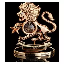 Сувенир с кристаллами Swarovski "Лев" 7,9х7 см