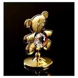 Сувенир с кристаллами Swarovski "Медвежонок тедди" 5,5х3,7 см